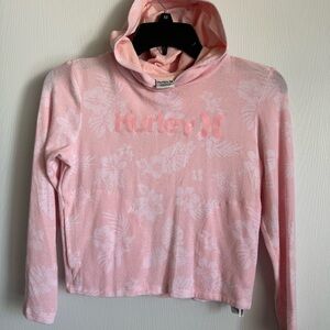 Hurley Light Pink Floral Hoodie